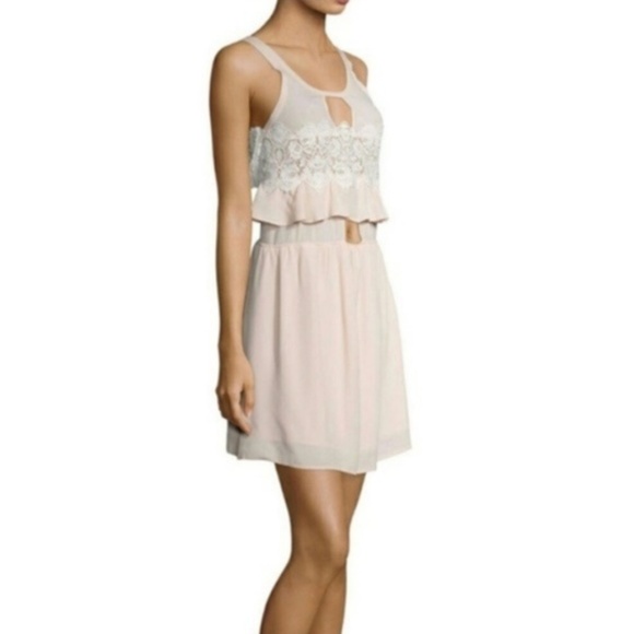 For Love And Lemons Dresses & Skirts - LAST ONE for love & lemons Sienna Blush Lace Dress